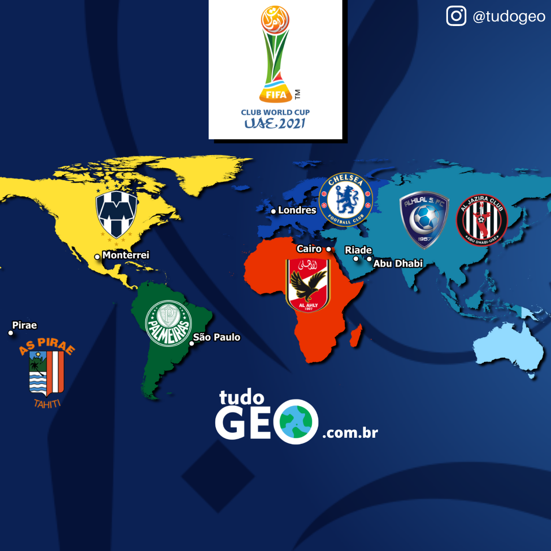 Conheça os times que disputam o Mundial de Clubes da Fifa nos